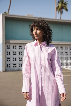 Dresses & Skirts*Freeman T. Porter Restine Stripes pink