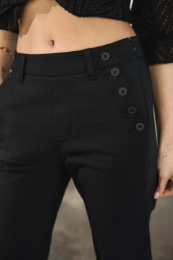 City | High Waist*Freeman T. Porter Roma Polyneo black