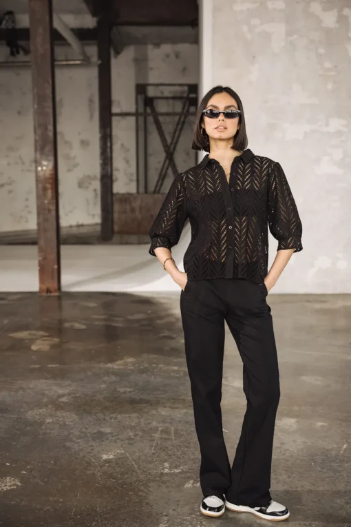 City | High Waist*Freeman T. Porter Roma Polyneo black