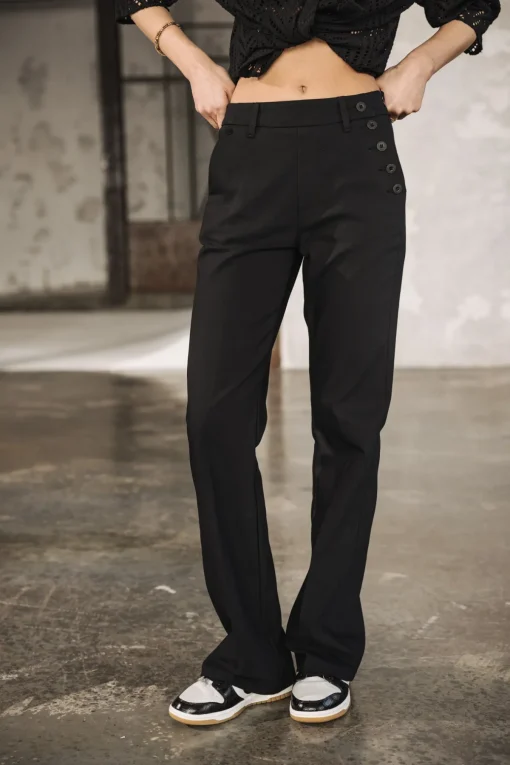City | High Waist*Freeman T. Porter Roma Polyneo black