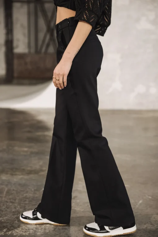 City | High Waist*Freeman T. Porter Roma Polyneo black