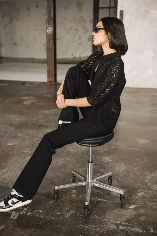 City | High Waist*Freeman T. Porter Roma Polyneo black