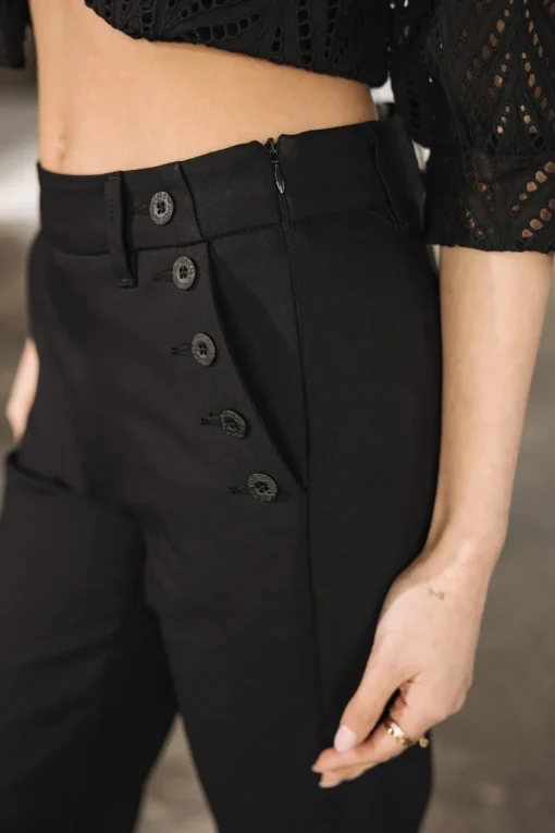 City | High Waist*Freeman T. Porter Roma Polyneo black