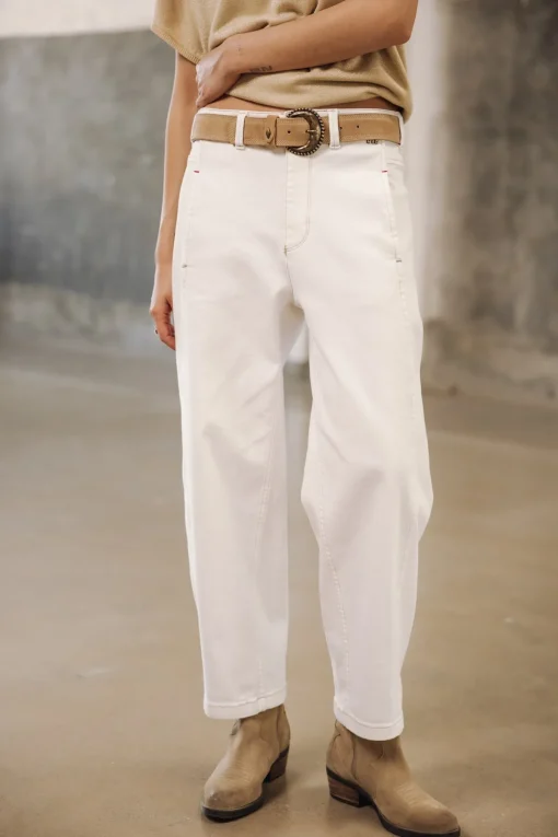 Large | High Waist*Freeman T. Porter Rosalia Andalouisa offwhite