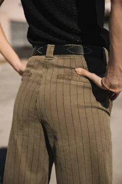 High Waist | Cropped*Freeman T. Porter Rosalia City Paléole tealeaf