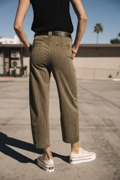 High Waist | Cropped*Freeman T. Porter Rosalia City Paléole tealeaf