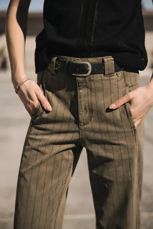 High Waist | Cropped*Freeman T. Porter Rosalia City Paléole tealeaf