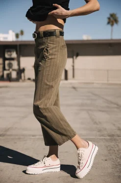 High Waist | Cropped*Freeman T. Porter Rosalia City Paléole tealeaf
