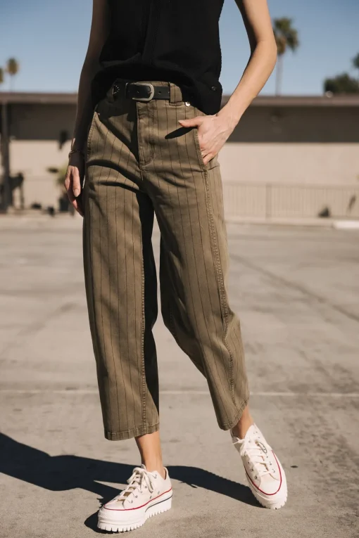 High Waist | Cropped*Freeman T. Porter Rosalia City Paléole tealeaf