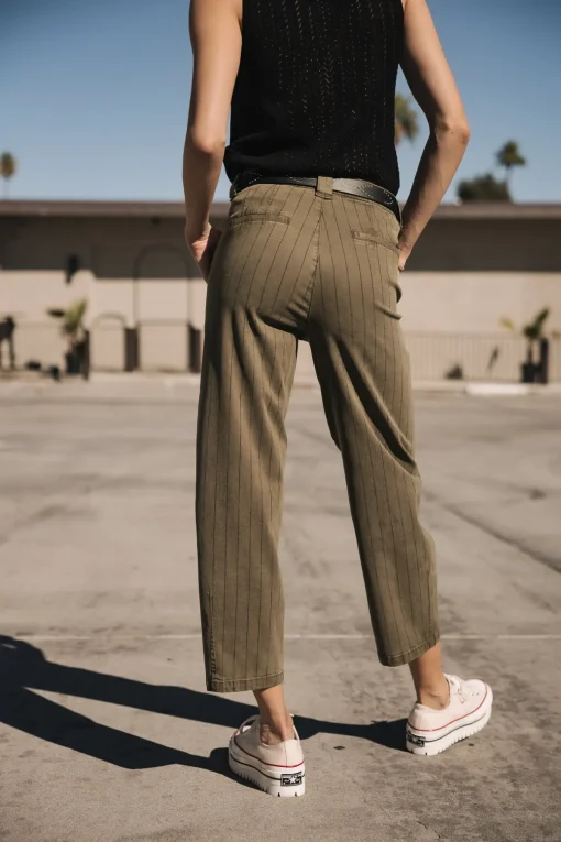 High Waist | Cropped*Freeman T. Porter Rosalia City Paléole tealeaf