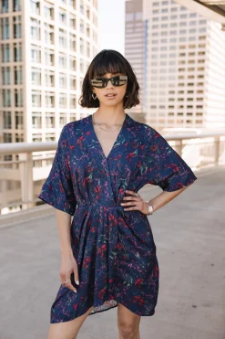 Dresses & Skirts*Freeman T. Porter Roza Carpe Koi navy