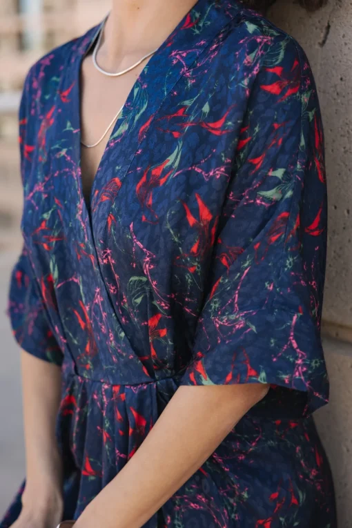 Dresses & Skirts*Freeman T. Porter Roza Carpe Koi navy