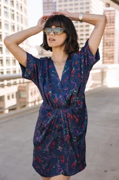 Dresses & Skirts*Freeman T. Porter Roza Carpe Koi navy