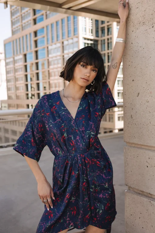 Dresses & Skirts*Freeman T. Porter Roza Carpe Koi navy