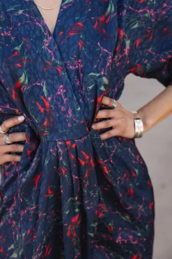 Dresses & Skirts*Freeman T. Porter Roza Carpe Koi navy