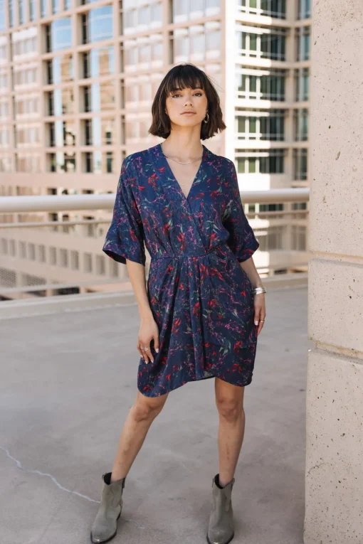 Dresses & Skirts*Freeman T. Porter Roza Carpe Koi navy