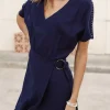 Dresses & Skirts*Freeman T. Porter Rushine Linen peacoat