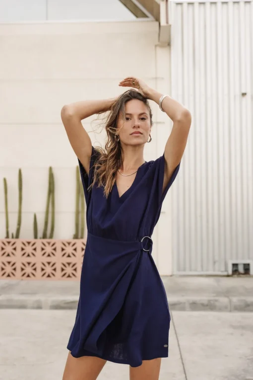 Dresses & Skirts*Freeman T. Porter Rushine Linen peacoat