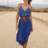 Dresses & Skirts*Freeman T. Porter Ruveda Plain Color dazzlingblue