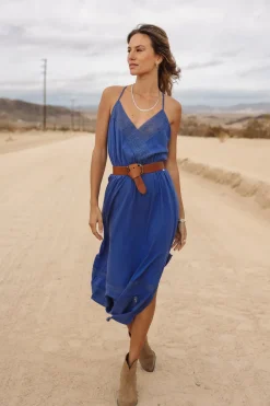 Dresses & Skirts*Freeman T. Porter Ruveda Plain Color dazzlingblue
