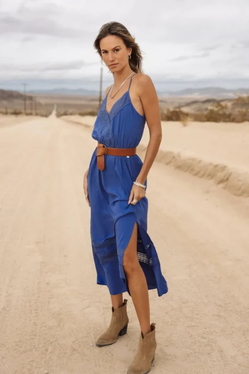 Dresses & Skirts*Freeman T. Porter Ruveda Plain Color dazzlingblue