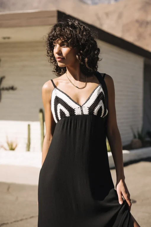 Dresses & Skirts*Freeman T. Porter Rwany Crochet black