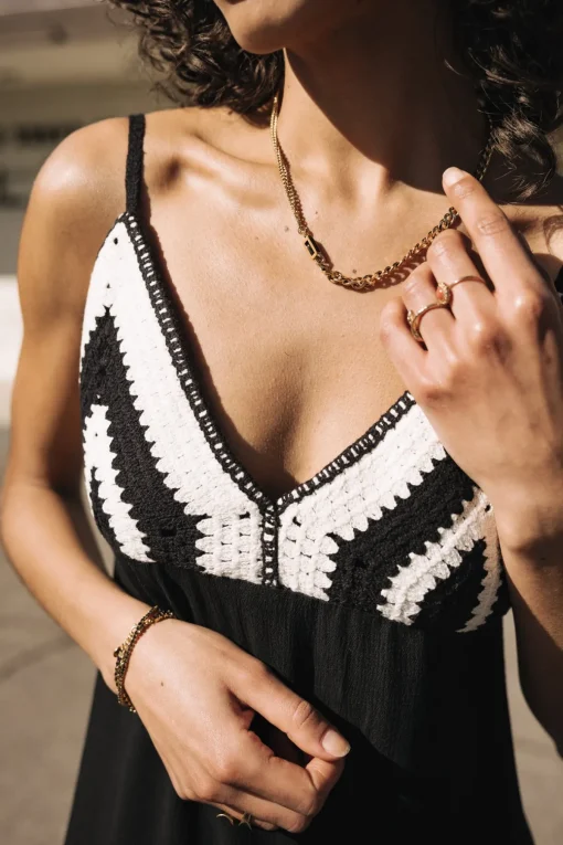 Dresses & Skirts*Freeman T. Porter Rwany Crochet black