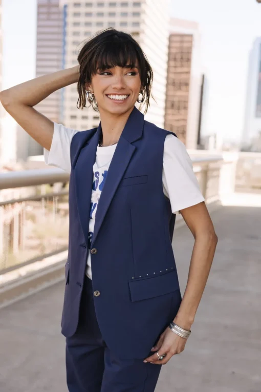 Jackets & Blazers*Freeman T. Porter Sandra Polyneo Light indigo