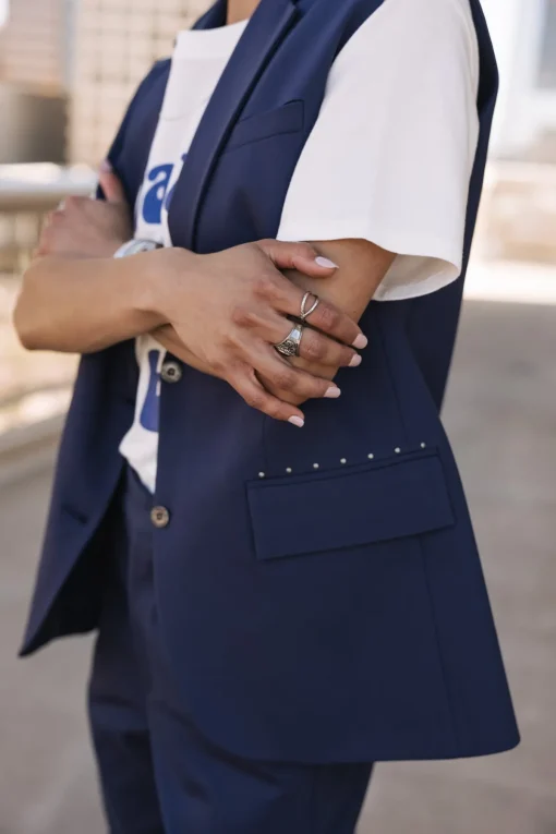 Jackets & Blazers*Freeman T. Porter Sandra Polyneo Light indigo