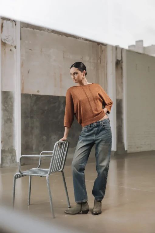 High Waist | Straight*Freeman T. Porter Scarlett muster