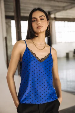 Tops & Shirts*Freeman T. Porter Seliane Dots dazzlingblue