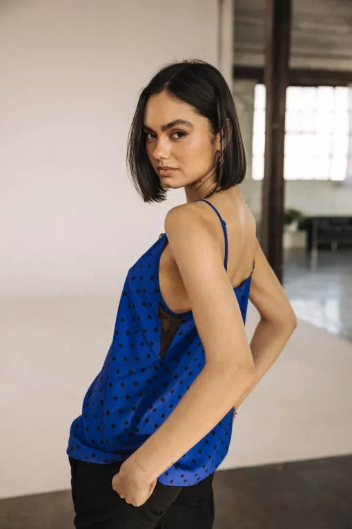 Tops & Shirts*Freeman T. Porter Seliane Dots dazzlingblue