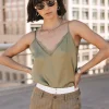 Tops & Shirts*Freeman T. Porter Seliane Plain deeplichengreen