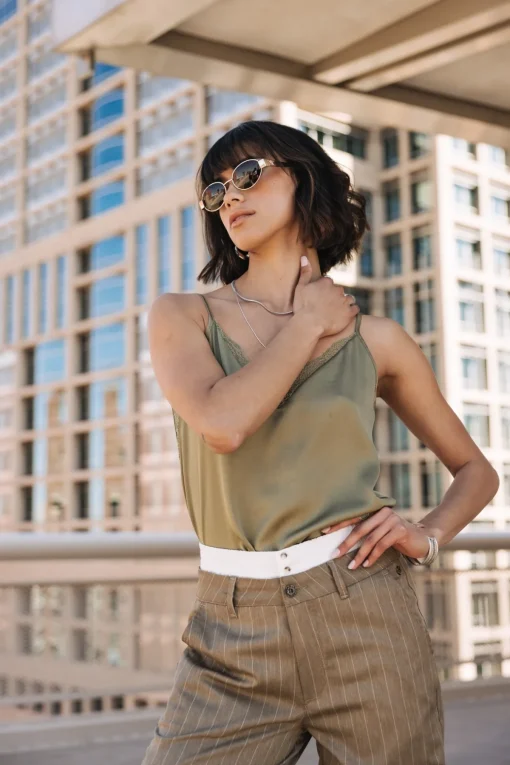 Tops & Shirts*Freeman T. Porter Seliane Plain deeplichengreen