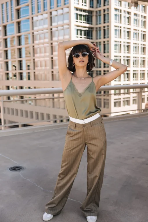 Tops & Shirts*Freeman T. Porter Seliane Plain deeplichengreen