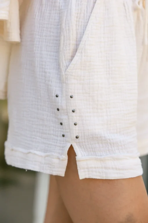 Shorts*Freeman T. Porter Shy Plain ecru
