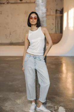 Boyfriend | High Waist*Freeman T. Porter Sloane scoop