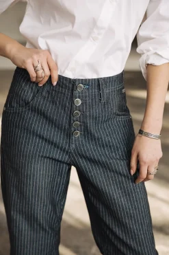 Boyfriend | High Waist*Freeman T. Porter Sloane bercatoblue