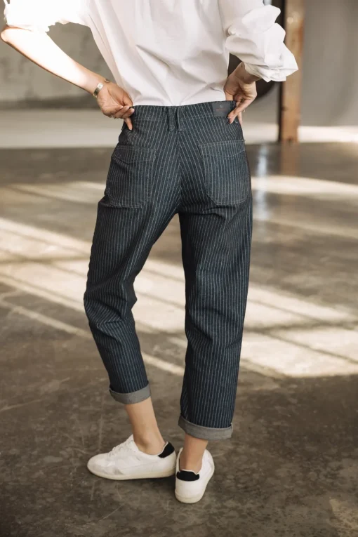 Boyfriend | High Waist*Freeman T. Porter Sloane bercatoblue