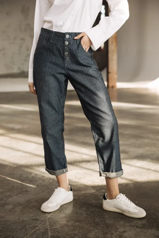 Boyfriend | High Waist*Freeman T. Porter Sloane bercatoblue