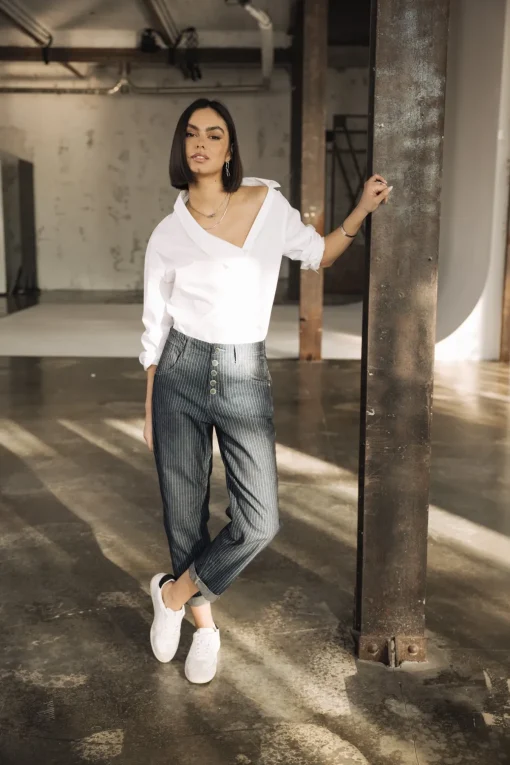 Boyfriend | High Waist*Freeman T. Porter Sloane bercatoblue