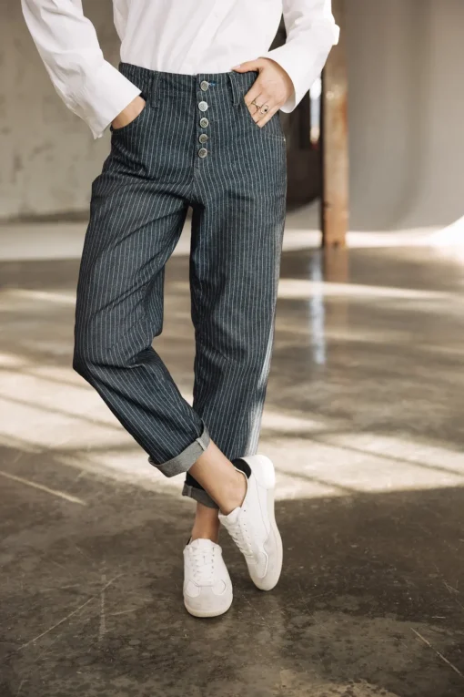 Boyfriend | High Waist*Freeman T. Porter Sloane bercatoblue