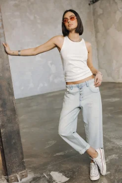 Boyfriend | High Waist*Freeman T. Porter Sloane scoop