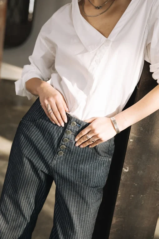 Boyfriend | High Waist*Freeman T. Porter Sloane bercatoblue