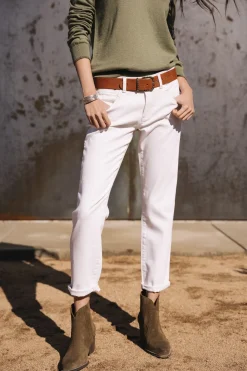 Slim | Cropped*Freeman T. Porter Sophy Andalousia offwhite