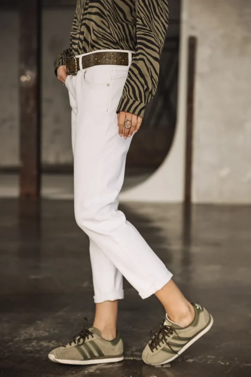 Slim | Cropped*Freeman T. Porter Sophy Andalousia offwhite