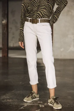 Slim | Cropped*Freeman T. Porter Sophy Andalousia offwhite