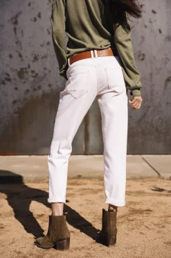 Slim | Cropped*Freeman T. Porter Sophy Andalousia offwhite