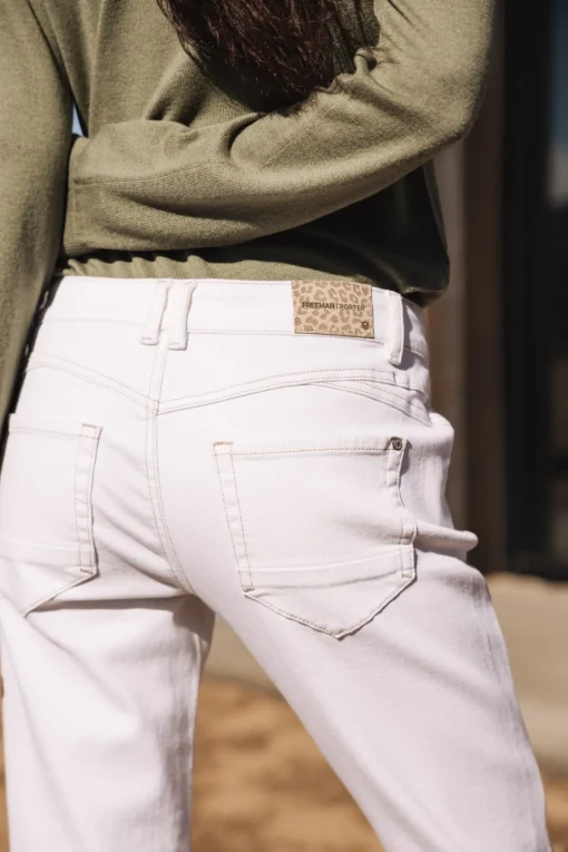 Slim | Cropped*Freeman T. Porter Sophy Andalousia offwhite