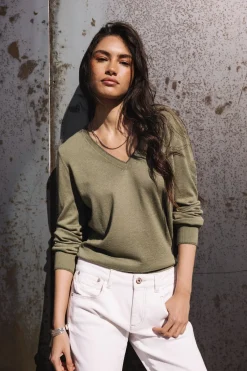 Slim | Cropped*Freeman T. Porter Sophy Andalousia offwhite